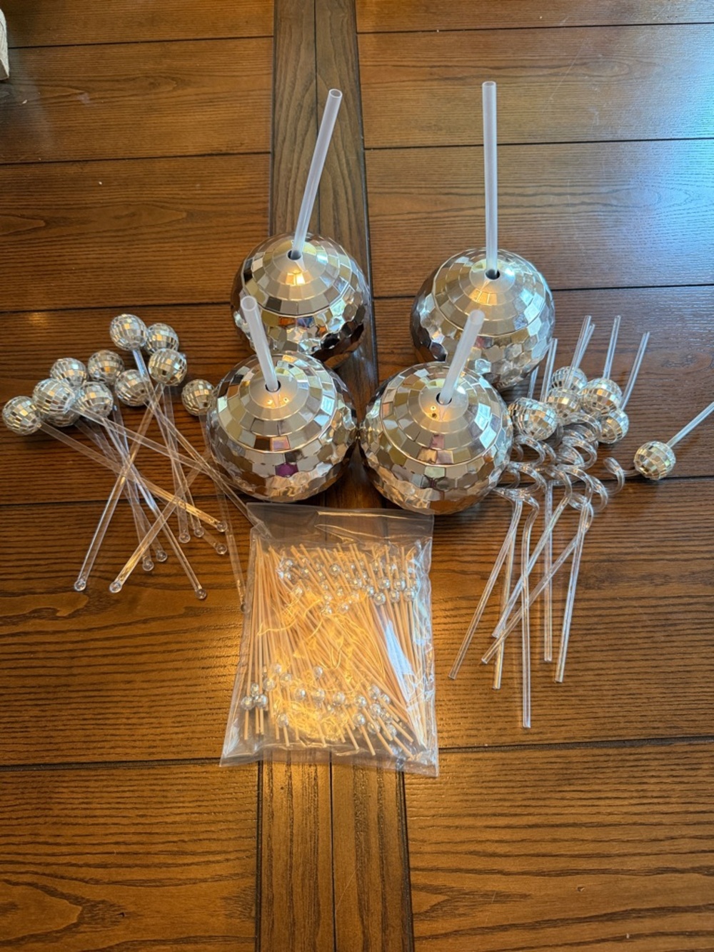 Disco ball party set